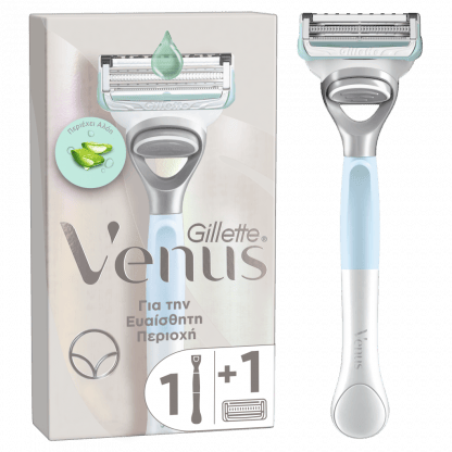Gillette Venus Για Την Ευαίσθητη Περιοχή Ξυριστική Μηχανή Και 1 Κεφαλή