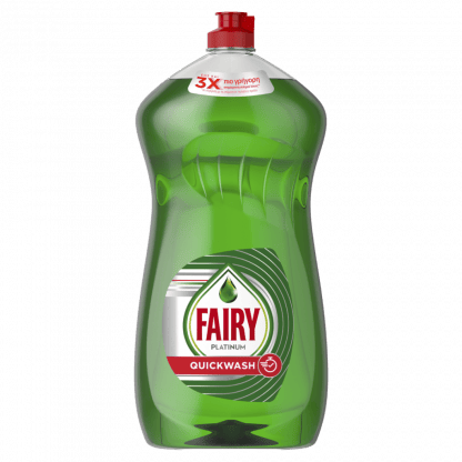 Fairy Platinum Quickwash Υγρό Πιάτων Με Γρήγορη Δράση 1250ml