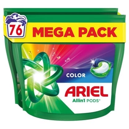 Ariel Allin1 PODs Color Κάψουλες Πλυντηρίου Ρούχων 76τμχ