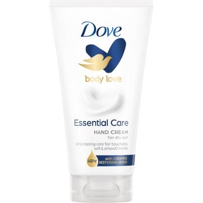 Dove Body Love Essential Care Hand Cream Ενυδατική Κρέμα Χεριών Διάρκειας έως & 48 Ώρες για Βαθιά Θρέψη 75ml