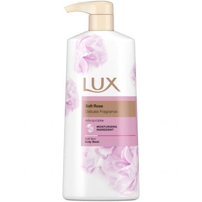 Lux Soft Rose Delicate Fragrance Body Wash Αφρόλουτρο με Γοητευτικό Άρωμα από Άνθη Εξωτικών Λουλουδιών 600ml