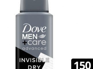 Dove Men+ Care Advanced Invisible Dry Deo Spray Προηγμένο Ανδρικό Αποσμητικό για Φροντίδα της Επιδερμίδας Κατά των Κηλίδων της Εφίδρωσης Μακράς Διάρκειας 150ml