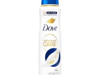 Dove Advanced Care Original 72h Anti-Perspirant Body Spray Αποσμητικό Spray για Αντιιδρωτική Προστασία Έως 72 Ώρες 150ml