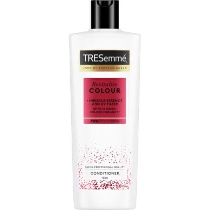 TRESemme Revitalise Colour + Hibiscus Essence & Uv Filter Conditioner Περιποίησης Χρώματος για Βαμμένα Μαλλιά για Προστασία & Λάμψη που Διαρκεί 400ml