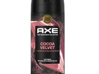 Axe Cocoa Velvet 72h Fresh Premium Deodorant Body Spray Αποσμητικό Spray με Άρωμα Κακάο 150ml