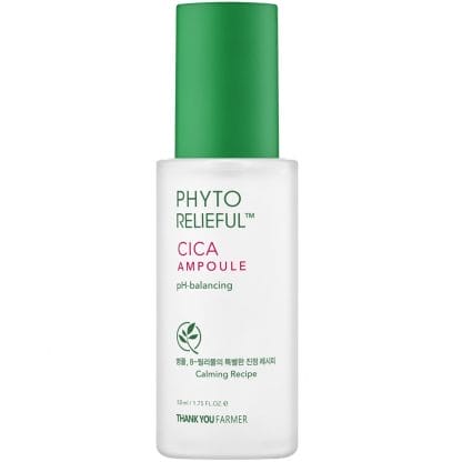 Thank You Farmer Phyto Relieful Cica Ampoule Καταπραϋντική Αμπούλα που Ρυθμίζει το pH της Επιδερμίδας με Δοσομετρική Αντλία 50ml