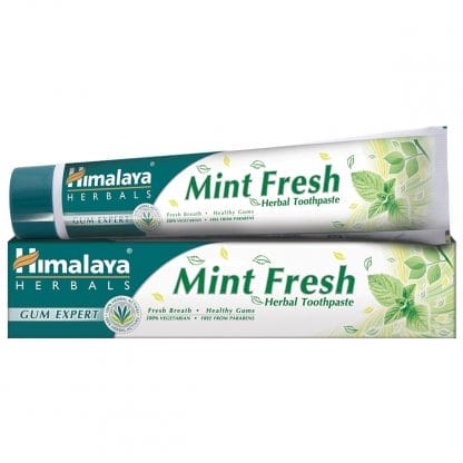 Himalaya Mint Fresh Herbal Toothbrush Οδοντόκρεμα με Φυσικά Στυπτικά, Miswak & Μέντα 75ml