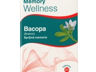 Himalaya Memory Wellness Bacopa Συμπλήρωμα Διατροφής Εκχυλίσματος του Βοτάνου Μπακόπα για Ενίσχυση της Μνήμης & της Συγκέντρωσης Κατά του Άγχους 60tabs