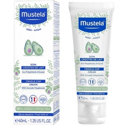 Mustela Cradle Cap Cream Βρεφική Καταπραϋντική Κρέμα για την Αντιμετώπιση της Νινίδας 40ml
