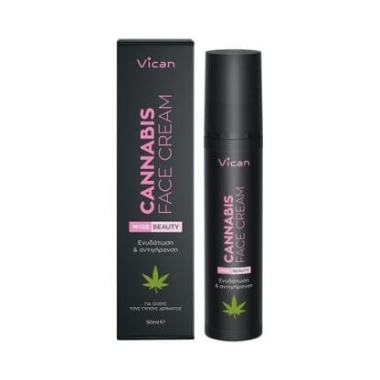 VICAN Wise Beauty Cannabis Face Cream Κρέμα Βαθιάς Ενυδάτωσης 50ml