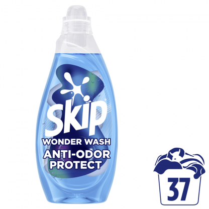 Skip Υγρό Πλυντηρίου Ρούχων Wonder Wash Anti Odor Protect 37μεζ