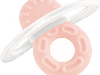 Mam Bite & Relax Mini 2m+ Πολυκρίκος Οδοντοφυΐας Κατάλληλος για τα Μπροστινά Δοντάκια 1 Τεμάχιο, Κωδ 55 - Ανοιχτό Ροζ
