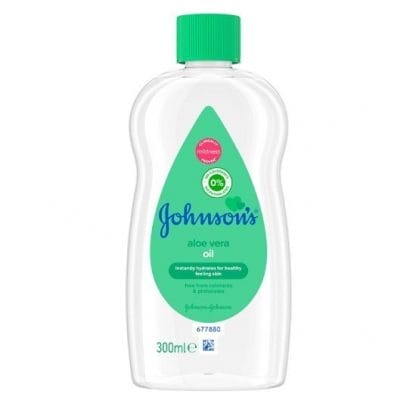 JOHNSON Baby Oil Με Aloe Vera Υποαλλεργικό 300ml