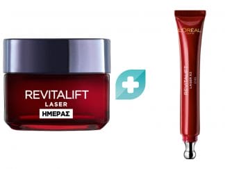 L'Oreal Paris Promo Revitalift Laser Renew Anti-Ageing Day Cream 50ml & Triple Action Eye Care Cream 15ml