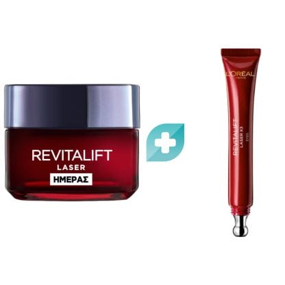L'Oreal Paris Promo Revitalift Laser Renew Anti-Ageing Day Cream 50ml & Triple Action Eye Care Cream 15ml