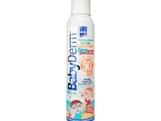 INTERMED Babyderm Sunscreen Cream Spray Για Παιδιά Spf50 Πρόσωπο Και Σώμα 200ml