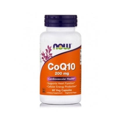 NOW FOODS CoQ10 200mg 60 Κάψουλες