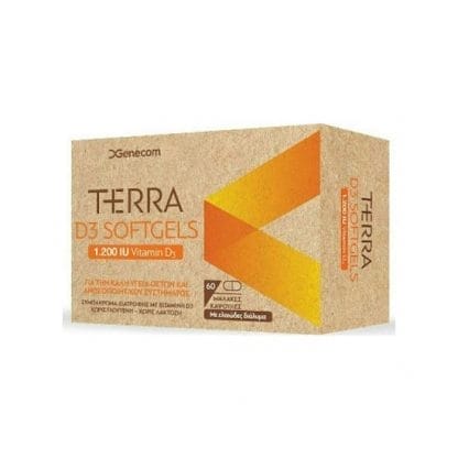 GENECOM Terra Vitamin D3 Softgels 60tabs