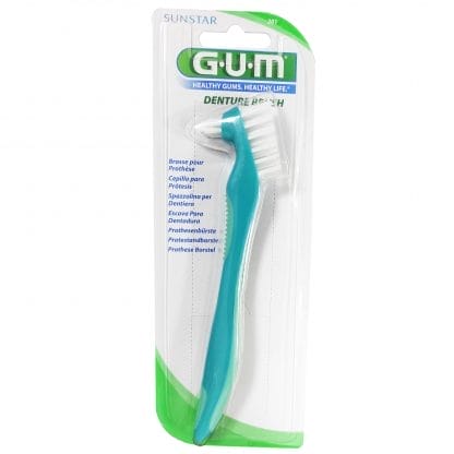 Gum Denture Brush Οδοντόβουρτσα για Τεχνητή Οδοντοστοιχία 1 Τεμάχιο - Πράσινο