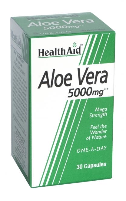 HEALTH AID Aloe Vera 5000mg 30 Kάψουλες