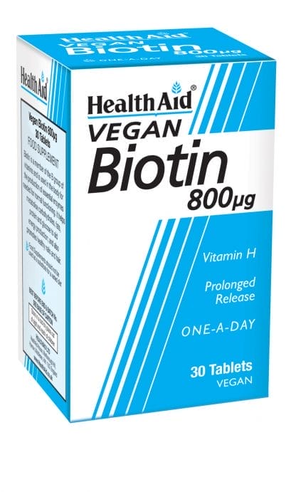 HEALTH AID Biotin 800μg 30 Ταμπλέτες