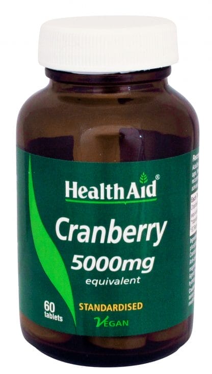 HEALTH AID Cranberry Extract 5000mg 60 Ταμπλέτες