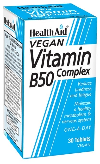 HEALTH AID Vitamin B50 Complex 30 Ταμπλέτες