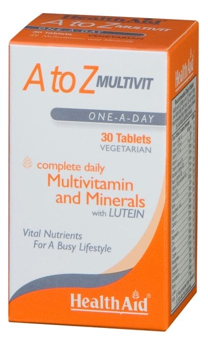 HEALTH AID A Τo Z Multivit 30 Ταμπλέτες