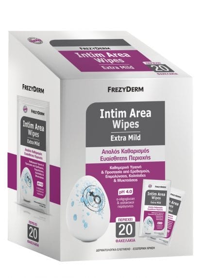 FREZYDERM Intim Area Wipes 20τμχ