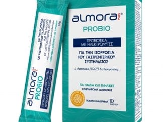 Almora Plus Probio Συμπλήρωμα Διατροφής Προβιοτικών με Ηλεκτρολύτες για την Ισορροπία του Γαστρεντερικού Συστήματος 10 Oral.Sach