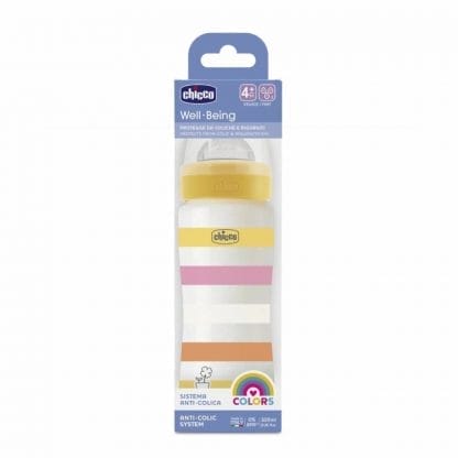 Chicco Μπιμπερό Πλαστικό GIRL Well Being 330ML 4Μ+