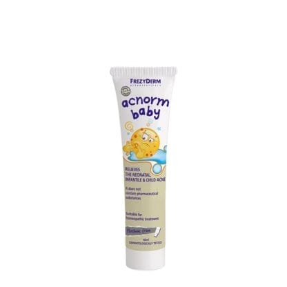 Frezyderm Acnorm Baby Απαλή Κρέμα για τη Νεογνική, Βρεφική & Παιδική Ακμή, 40ml