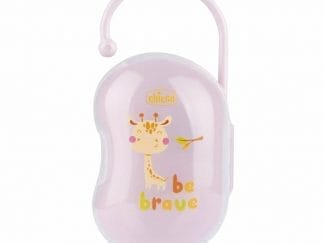 Chicco Θήκη Για 2 Πιπίλες - ΡΟΖ 0m+