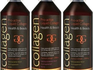 Σετ Collagen ProActive Πόσιμο Κολλαγόνο Συμπλήρωμα Διατροφής με Κολλαγόνο για το Δέρμα, Μαλλιά & Νύχια 1800ml (3x600ml) - 2 Λεμόνι + 1 Φράουλα