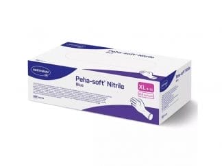 Peha-soft Γάντια Μπλε Νιτριλίου Χωρίς Πούδρα Extra Large 150τμχ