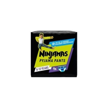 Πάνες Pampers Ninjamas Pyjama Night Pants 9 τεμ. για Αγόρια 8-12 ετών (27-43kg)