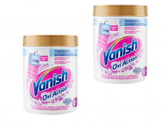 Vanish Καθαριστικό Λεκέδων White Σκόνη 2Kgr (2*1Kgr)