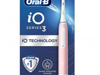 Oral-B IO Series 3 Επαναφορτιζόμενη Οδοντόβουρτσα Με Αισθητήρα Πίεσης Ροζ 1τεμ