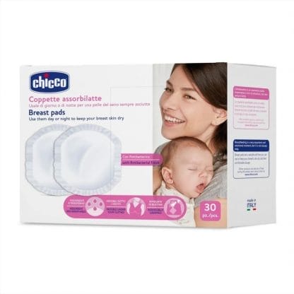 Chicco Επιθέματα Στήθους Αντιβακτηριακά (30τμχ)