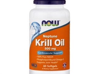 Now Foods Neptune Krill Oil 500mg Συμπλήρωμα Διατροφής, Αντιοξειδωτικό Λιπαρό Οξύ, για Δυνατό Ανοσοποιητικό Σύστημα 60 Softgels
