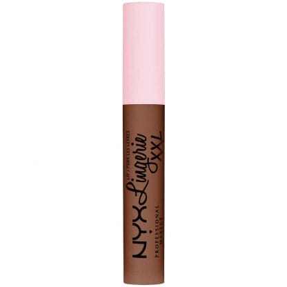 Nyx Professional Makeup Lip Lingerie Xxl Matte Liquid Lipstick Κραγιόν που Διαμορφώνει τα Χείλη και Τονίζει το Σχήμα τους 4ml - Hot Caramelo