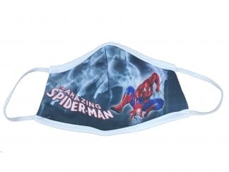 Multi Purpose Fabric Protective Mask for Children Υφασμάτινη Μάσκα Προστασίας Πολλαπλών Χρήσεων για Παιδιά σε Διάφορα Σχέδια & Χρώματα 1 Τεμάχιο - Spiderman 178