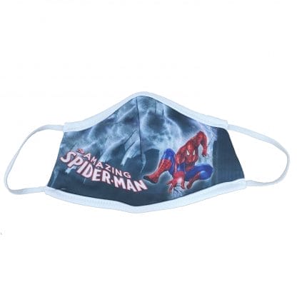 Multi Purpose Fabric Protective Mask for Children Υφασμάτινη Μάσκα Προστασίας Πολλαπλών Χρήσεων για Παιδιά σε Διάφορα Σχέδια & Χρώματα 1 Τεμάχιο - Spiderman 178