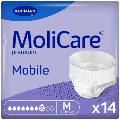 MoliCare Premium Mobile Super Plus Εσώρουχο Ακράτειας Νύχτας Medium (80-120cm) 14τεμ