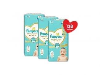 Πάνες Pampers Premium Care Economy Jumbo Pack Νο2 (4-8kg) 138τεμ(3*46τεμ)