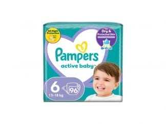 Πάνες Pampers Active Baby Mega Pack Νο6 (13-18kg) 96τεμ