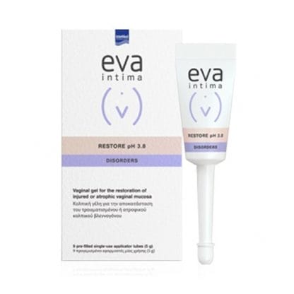 INTERMED Eva Intima Restore Disorders Vaginal Gel pH 3.8 5gr x 9 Τεμάχια