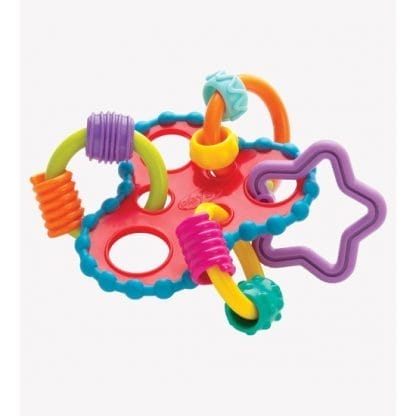 PLAYGRO Roundabout Rattle Μασητική Κουδουνίστρα Με Κρίκους 3m+ 1 Τεμάχιο