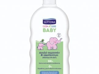 Septona Calm 'n Care Βρεφικό Σαμπουάν & Αφρόλουτρο Με Βάλσαμο & Αλόη 500ml
