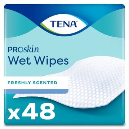 TENA PROskin Υγρά Μαντηλάκια Με Καπάκι 48τμχ